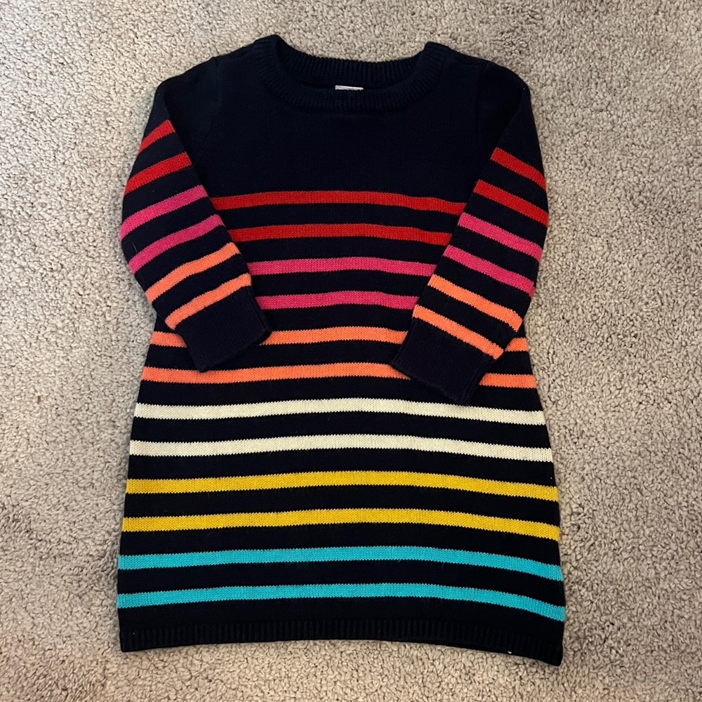 Baby Gap Rainbow Sweater Dress
